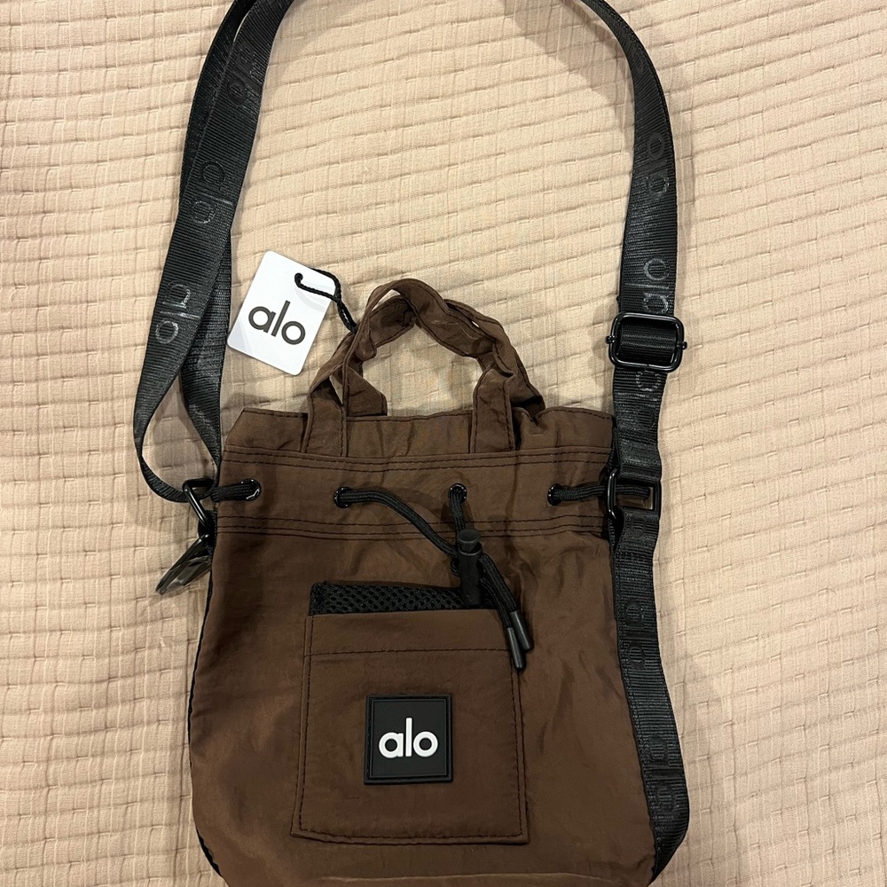ALO Yoga Brown Bucket Bag